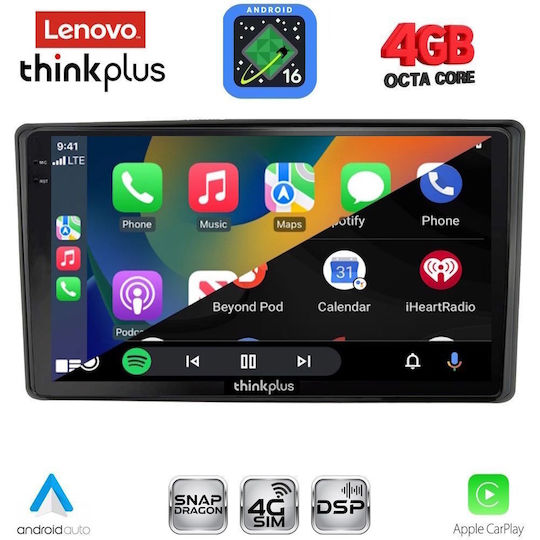 Lenovo Автомобилна Аудио Система За Toyota Raize 2020-2026 Bluetooth USB WiFi GPS Apple CarPlay Android Auto С Touch Screen 10"