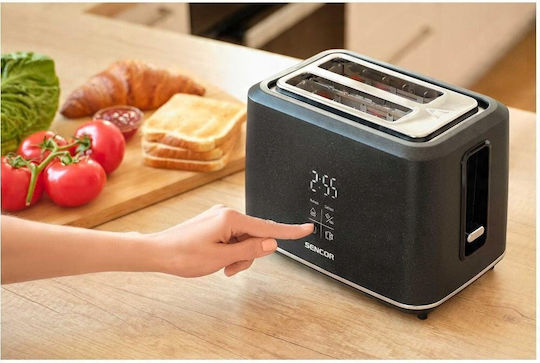 Sencor Φρυγανιέρα 2 Θέσεων 1080W Μαύρη