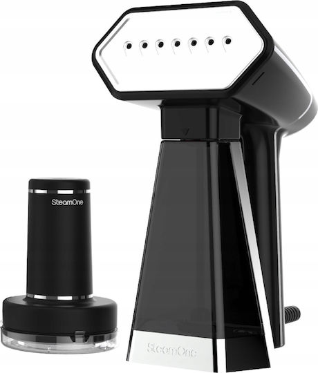 SteamOne Sn300b + Rp10b Hand Garment Steamer 2000W with 300ml Tank Black