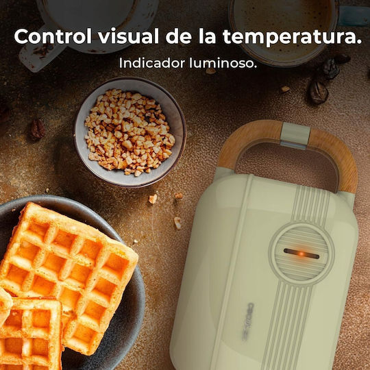 Cecotec Rock'ntoast Тостер за 2 Тоста 600W Зеленa