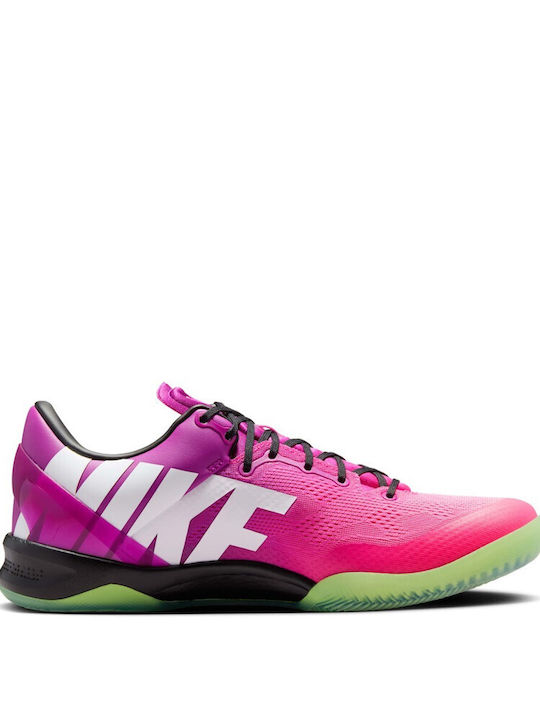 Kobe 8 Protro Mambacurial Niedrige Basketballschuhe Rot Pflaume / Elektrisches Grün / Pink Flash