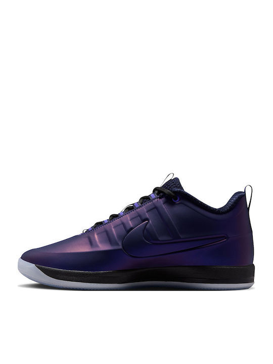 Book 2 "Eggplant Foamposite" Pantofi de Baschet cu Talpă Joasă Varsity Purple / Negru