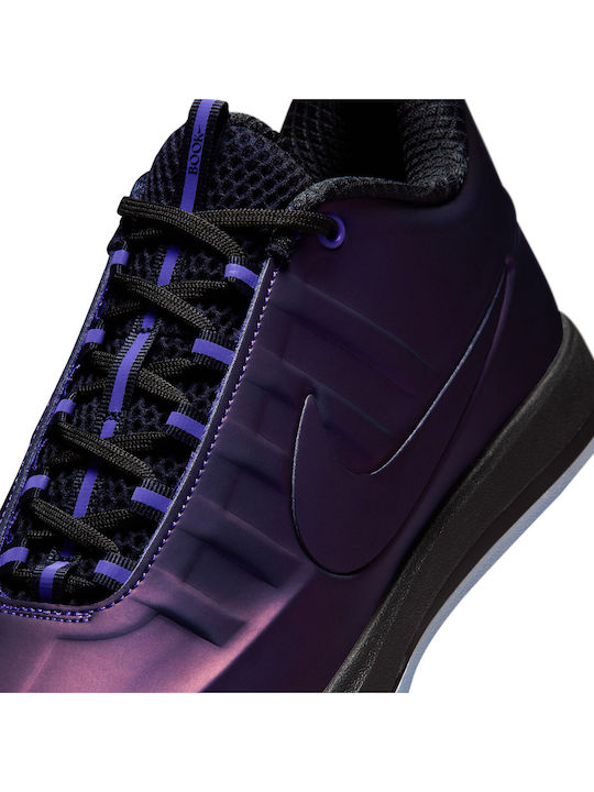 Book 2 "Eggplant Foamposite" Pantofi de Baschet cu Talpă Joasă Varsity Purple / Negru