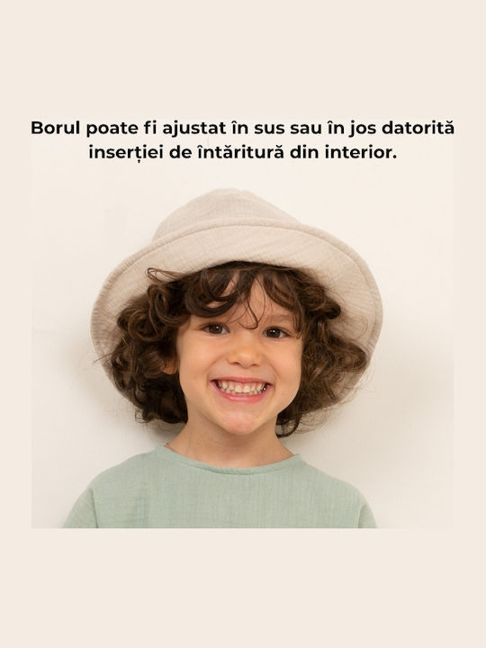 Kidizi Palarie Copii Tesatura Cu Protectie Solara Bej