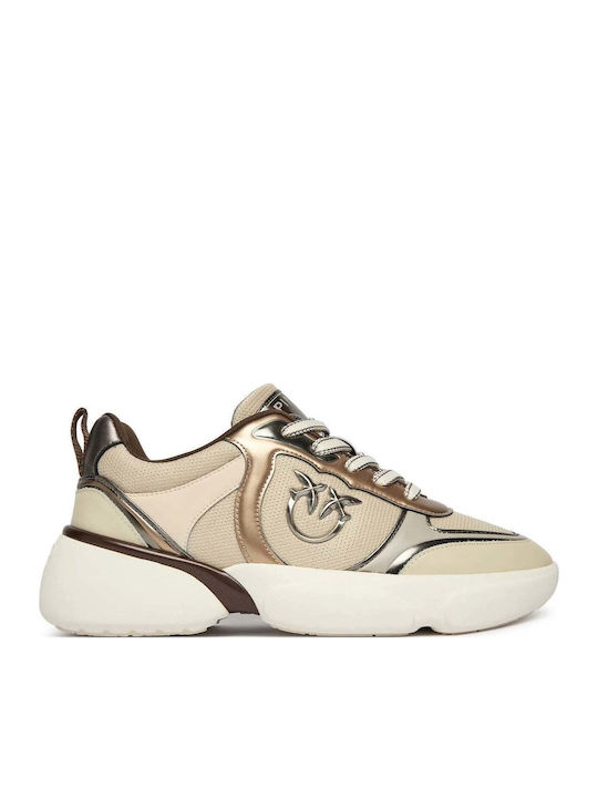Damentaschen Sneakers Silber