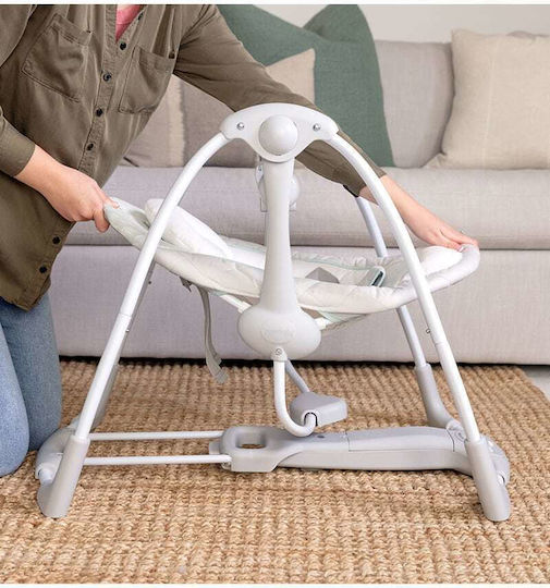 Ingenuity Baby Swing Cozy Spot Swing 'n Go with Music Grey for Child up to 9kg