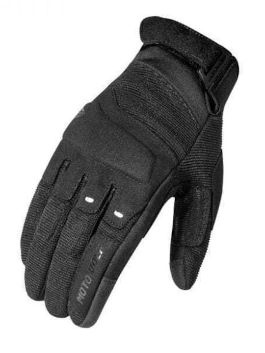 Motowolf Retro Καλοκαιρινά Ανδρικά Γάντια Μαύρα