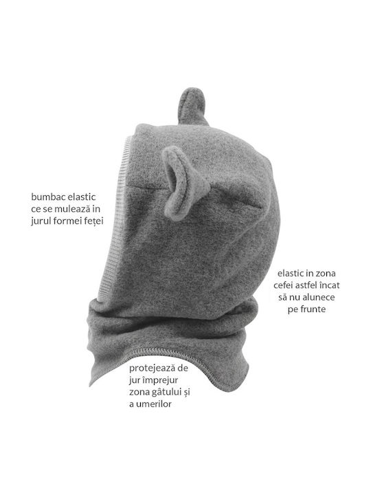 Căciuliu Pentru Copii Fleece Gri