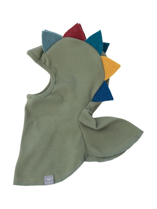Căciulă Pentru Copii Din Țesătură Verde Kid-Prd-0005