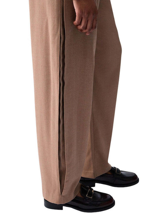 Pantaloni Dama Tesatura Bej