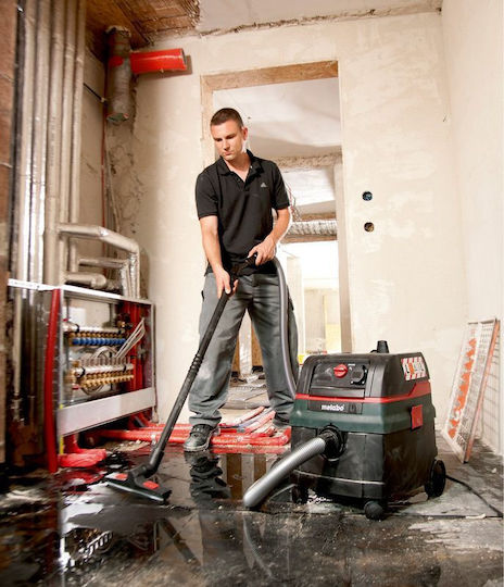 Metabo Asr 25 L Nass-Trocken Staubsauger 1400W mit Kunststoffbehälter 25lt