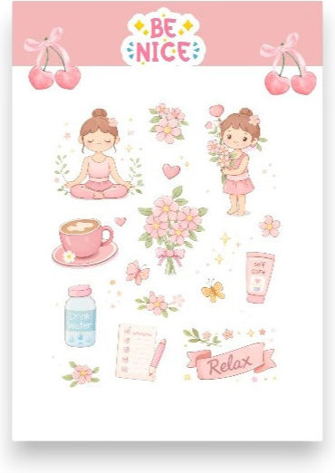Pinkberry Cosmetics Μηνιαίο Planner A5