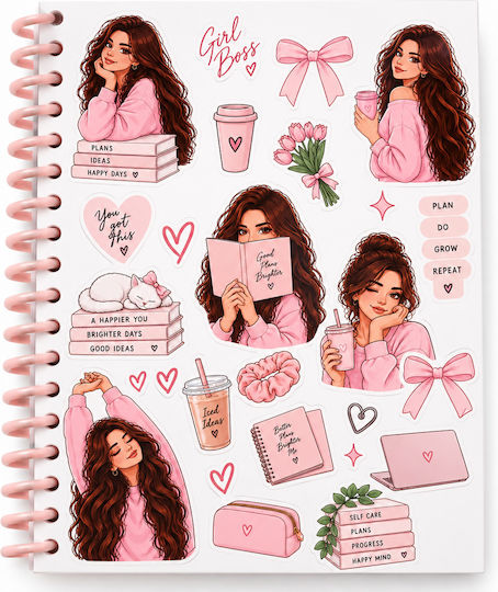 Pinkberry Cosmetics Agendă săptămânală A5