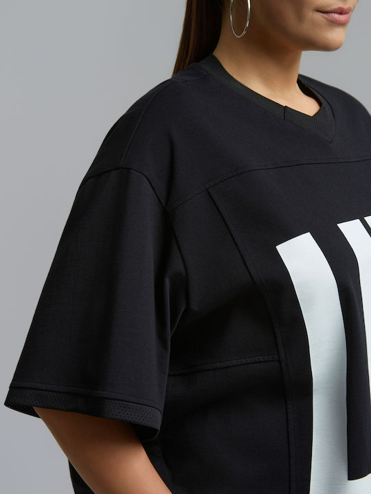 Life Tricou Sportiv Damă Negru
