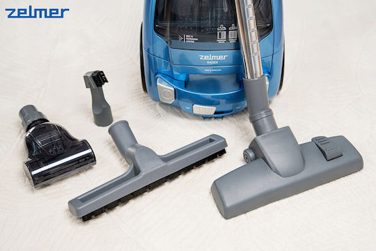 Zelmer ZVC032P Staubsauger 800W mit Eingetütet 2,5l Blau