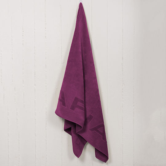 Πετσέτα Θαλάσσης 90x170 Naf-naf Velour Viola