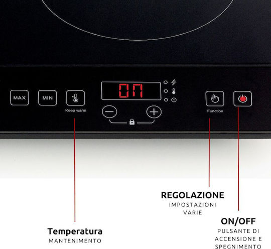 Ariete Countertop Induction Burner Double White
