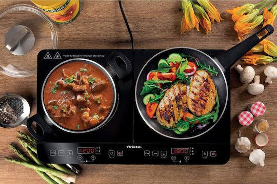 Ariete Countertop Induction Burner Double White