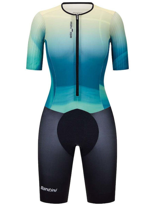Santini Viper Block Ss 2026 Costum De Triatlon Pentru Femei Santini Viper Block Ss 2026 Costum De Triatlon Pentru Femei