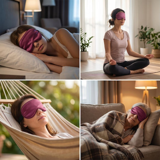 Waya Schlafmaske Aus Polyester Lila