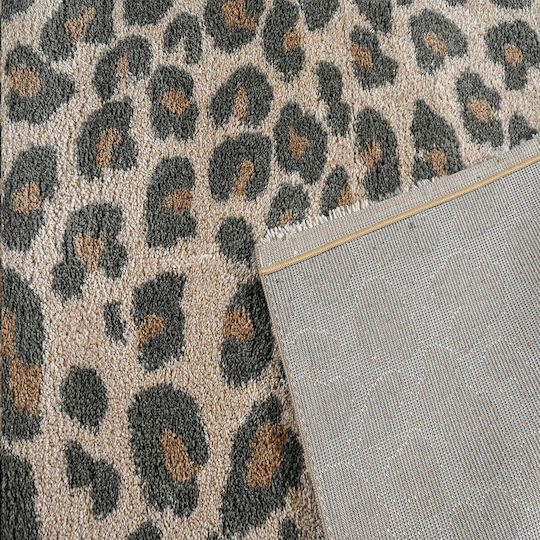 Polcarpet Rectangular Shaggy Leopard Rug 200x290cm