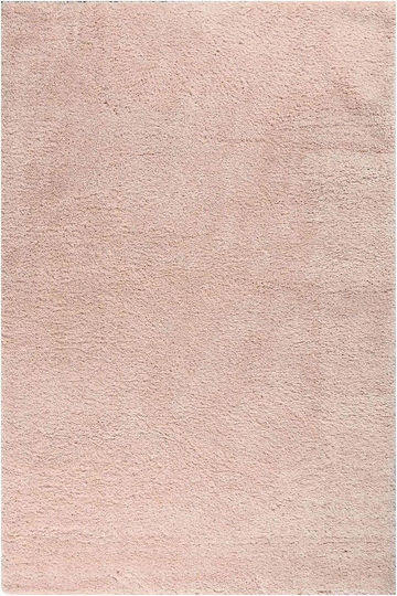 Polcarpet Covor Rectangular Pufos Roz 165x230cm