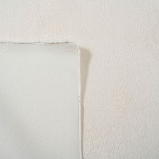 Polcarpet Rabbit Αντιολισθητικό Χαλί Ορθογώνιο Γούνινο White 165x230cm
