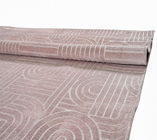 Polcarpet Sina Non-Slip Rectangular Pink Living Room Rug 120x180cm