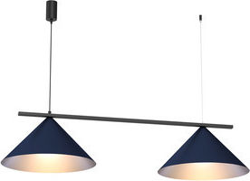 Eko Light Lumină Suspendată Neagră cu Bază de Bec GX53