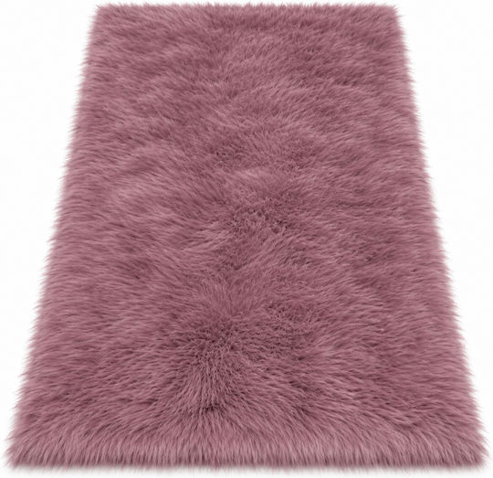 My Home Luxury Angel Неплъзгащ се Килим Правоъгълен Furry Лилав 60x90cm