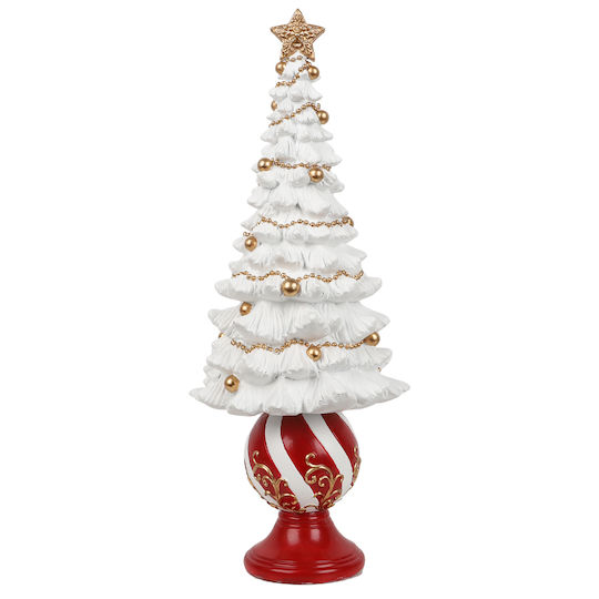 Arbore Decorativ De Crăciun 32cm Alb Arbore Decorativ De Crăciun 32cm Alb