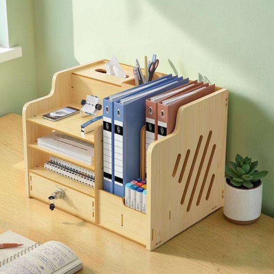 Organizator de Birou din Lemn cu 9 Compartimente Organizator pentru Sertar pentru Chei Documente A4 Accesorii pentru Bibliorafturi 38.8 X 29 X 28 Cm Galben Deschis Organizator de Birou din Lemn cu 9 Compartimente Organizator pentru Sertar pentru Chei Documente A4 Accesorii pentru Bibliorafturi 38.8 X 29 X 28 Cm Galben Deschis