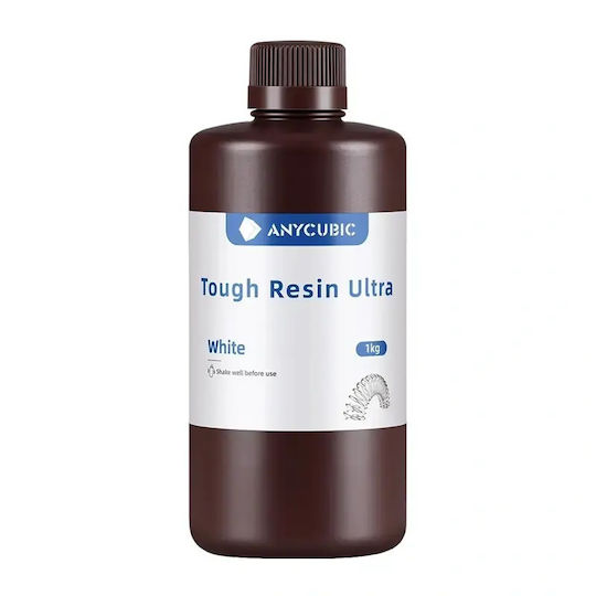 Anycubic Tough Resin за 3D Принтер Бял (SCRWH-10-IPO-01)