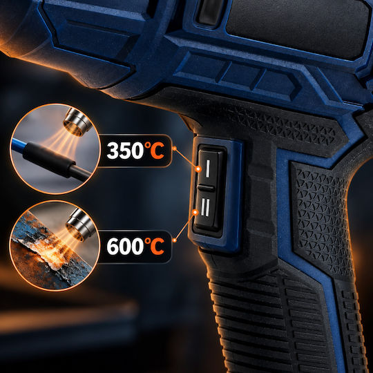 ED761 Pistol Termic 2000W cu Setare de Temperatură până la 350°C