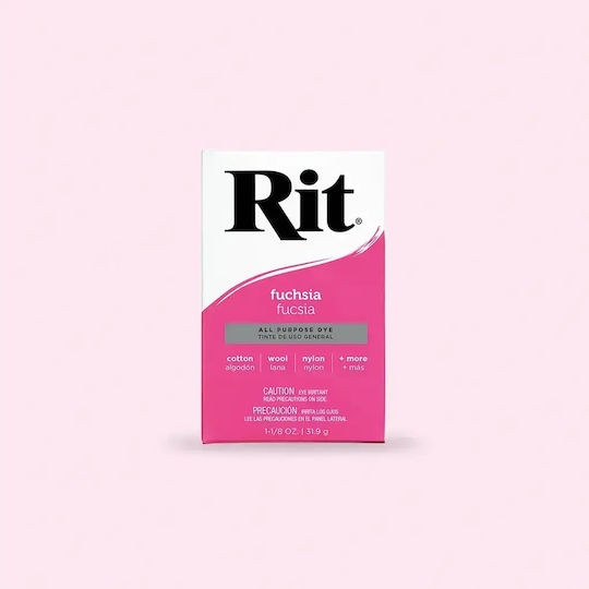 Rit Dye Powder All-purpose Βαφή Υφασμάτων – Fuchsia 31,9g