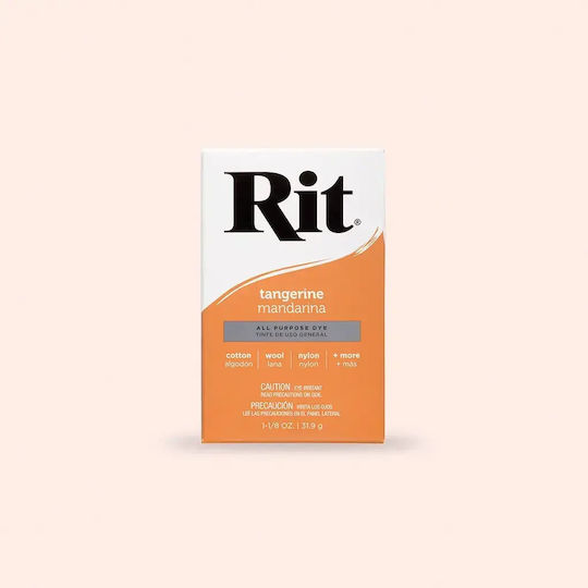 Rit Dye Powder All-purpose Βαφή Υφασμάτων – Tangerine 31,9g