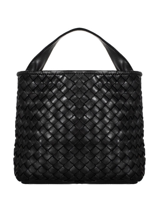Lang Leather Women's Tote Bag Black