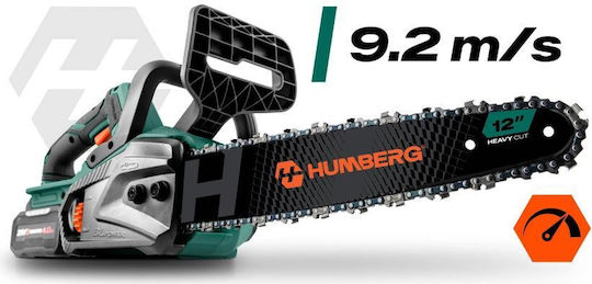 Humberg HM-436 Battery Chainsaw 1x4Ah Brushless 21V Brushless with 30.5cm Blade
