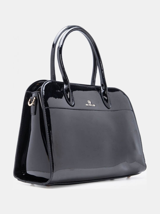 Stoff Damen Handtasche Handtasche Crossbody Schwarze