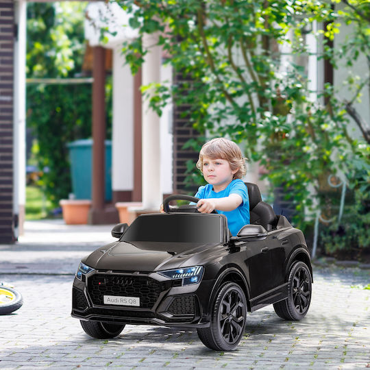 Audi RS Q8 Einsitzer mit Fernbedienung Lizensiert 6 Volt Schwarzes für 3+ Jahre