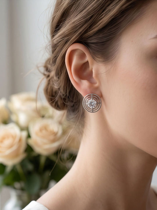 Touch Earrings Made of Steel