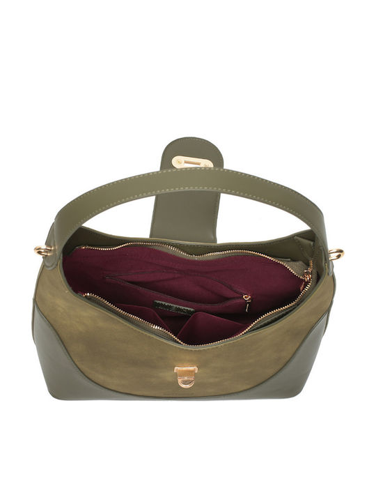 Women's Flap Bag Suede Burgundy