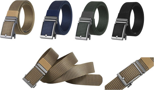 Men's Military Type Belt Molle Tactical K329 Brown