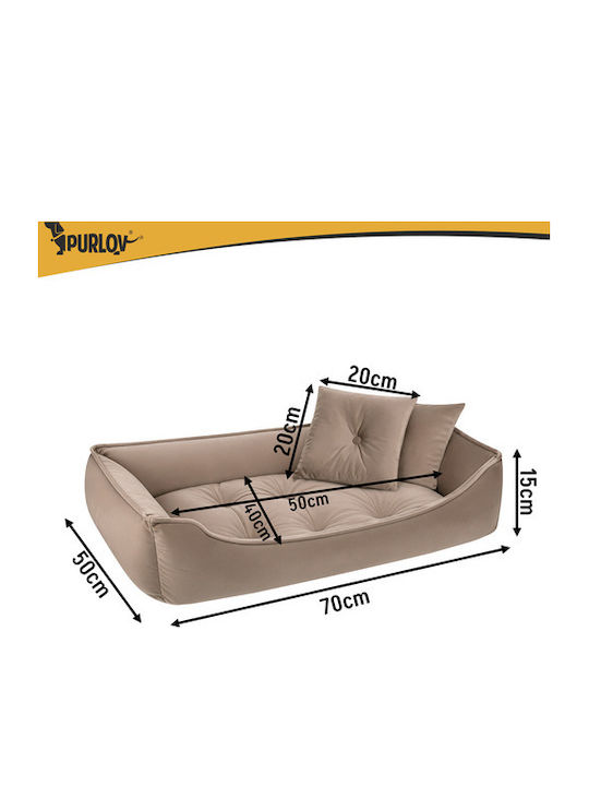 Purlov Dog Bed Sofa 70x50cm
