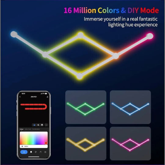 Decorative LED RGB Bar Light 6pcs