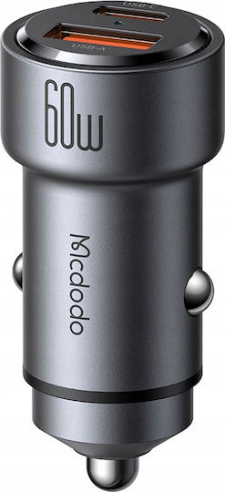 Mcdodo Fast Car Charger Phone Laptop 2x Usb-c Usb-a 60w