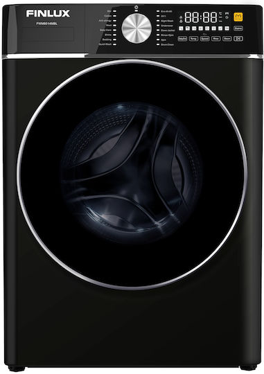 Finlux Washing Machine 8kg 1400 Turns Black FWM8014MBL