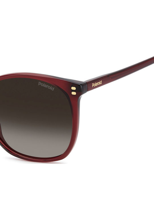 Polaroid Unisex Sunglasses with Red Frame