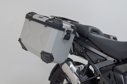 Комплект Основи За Твърди Калъфи Sw-motech Trax Adv 45 Лт Bmw R 1300 Gs Adv Сребрист