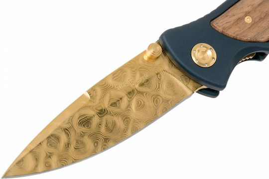 Boker Tirpitz Джобно ножче Damast Gold в Калъф
